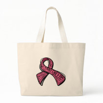 Fight Like a Girl Watermark - Breast Cancer Bags
