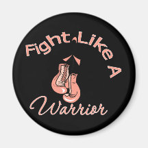 Fight Like A Warrior Endometrial Cancer Fridge Magnets