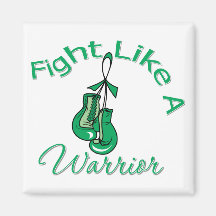 Fight Like A Warrior Liver Cancer Fridge Magnets