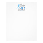 Fight Like a Warrior Prostate Cancer Letterhead Template