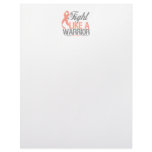 Fight Like a Warrior Uterine Cancer letterhead