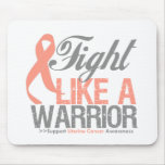 Fight Like a Warrior Uterine Cancer Mousepad