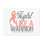 Fight Like a Warrior Uterine Cancer Post Card