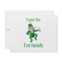 Fight Me I'm Irish Invitations