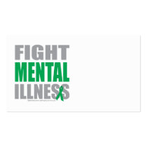 Fight Mental Illness Business Card Templates