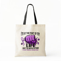 Fight Of My Life 2 Cystic Fibrosis Tote Bags