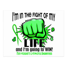 Fight Of My Life 2 Non-Hodgkin's Lymphoma Postcards