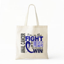 Fight Of My Life Anal Cancer Canvas Bags