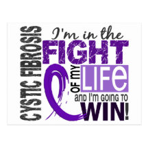 Fight Of My Life Cystic Fibrosis Postcard