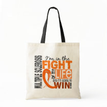 Fight Of My Life Multiple Sclerosis Canvas Bags