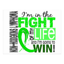 Fight Of My Life Non-Hodgkin's Lymphoma Post Cards