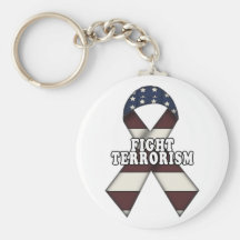 Fight Terrorism Key Chain