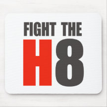 FIGHT THE H8 MOUSE PADS