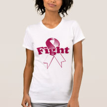 Fight Throat Cancer T Shirts