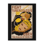 Fight Tuberculosis Obey The Rules Of Health Post Cards