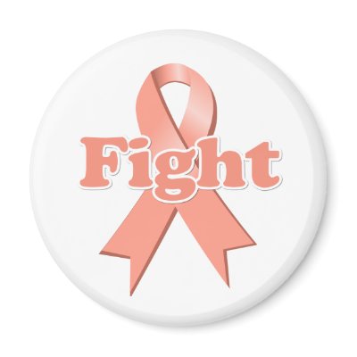 Fight Uterine Cancer Magnet by shopforawareness