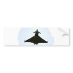 FIGHTER JET IN CLOUD BUMPER STICKER