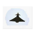 FIGHTER JET IN CLOUD POSTCARD
