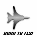 fighter-pilot, Born to fly! t-shirts