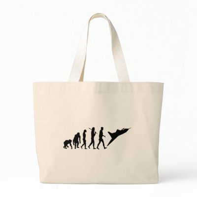 Fighter pilot flying Tees and Airforce pilot gifts Tote Bags by Funkart