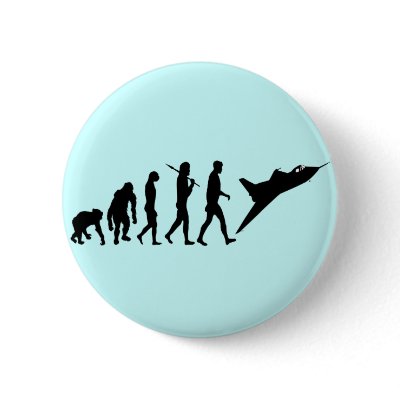 Fighter pilot flying Tees and Airforce pilot gifts Pinback Button by Funkart