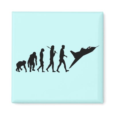 Fighter pilot flying Tees and Airforce pilot gifts Refrigerator Magnets by Funkart