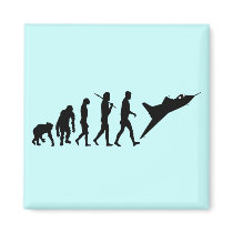 Fighter pilot flying Tees and Airforce pilot gifts Refrigerator Magnets