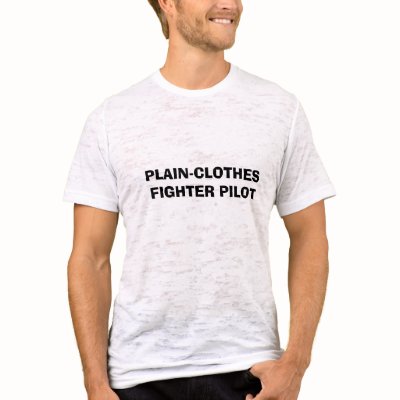 Fighter Pilot T-shirt by plainclothed