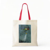 Fighting a forest fire, north of Edmonton, Alberta Canvas Bags