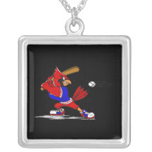 Fighting Cardinal.png Necklace