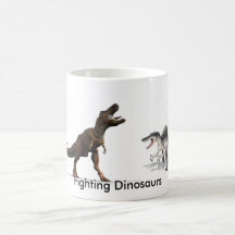 Fighting Dinosaurs Roar Mug