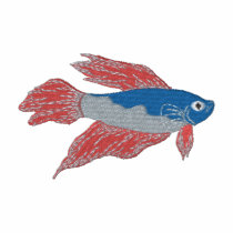 Fighting Fish Polo Shirt