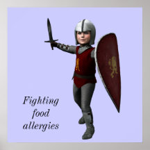 Fighting food allergies posters