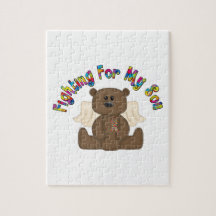 Fighting for my son (boy bear) jigsaw puzzles