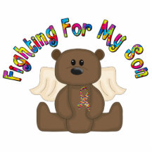 Fighting for my son (boy bear) photo cut out