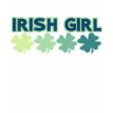Fighting Irish Girl cute st patricks day t-shirts