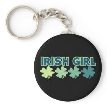 Fighting Irish Girl Key Chain