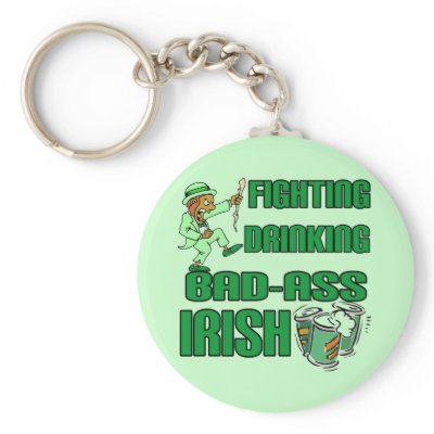 Fighting Irish T-shirts and Gifts Key Chains by stpatricksdaytshirts