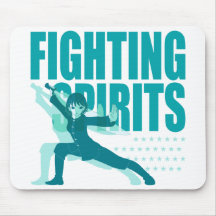 FIGHTING SPIRITS(green) Mouse Pad