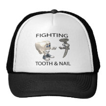 Fighting Tooth And Nail Mesh Hat