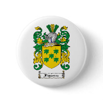 FIGUEROA FAMILY CREST -  FIGUEROA COAT OF ARMS PINBACK BUTTONS