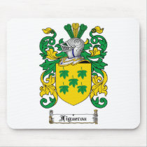 FIGUEROA FAMILY CREST -  FIGUEROA COAT OF ARMS MOUSE MATS