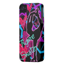 figure skater_glow_ i-phone 4 case Case-Mate iPhone 4 cases