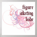 Figure Skating Babe Poster