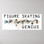 Figure Skating Genius Poster