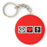 Figure skating keychain