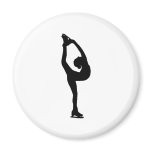 Figure Skating Fridge Magnet