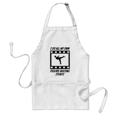 Figure Skating Stunts Apron by whatitis
