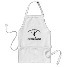 Figure Skating Vector Designs Aprons
