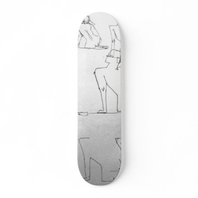 Figure Sketch 8 Skate Board Decks by b4ckinth3d4y